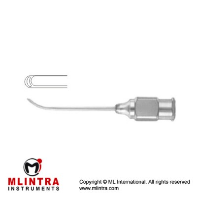 Bracken Irrigation Cannula Smooth Beveled Tip Stainless Steel, Gauge 19
